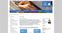 Desktop Screenshot of forschung.hs-mittweida.de